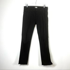 MOTHER The Slasher Skinny Jeans Model Spy Black Slit Ankle Denim Designer 30